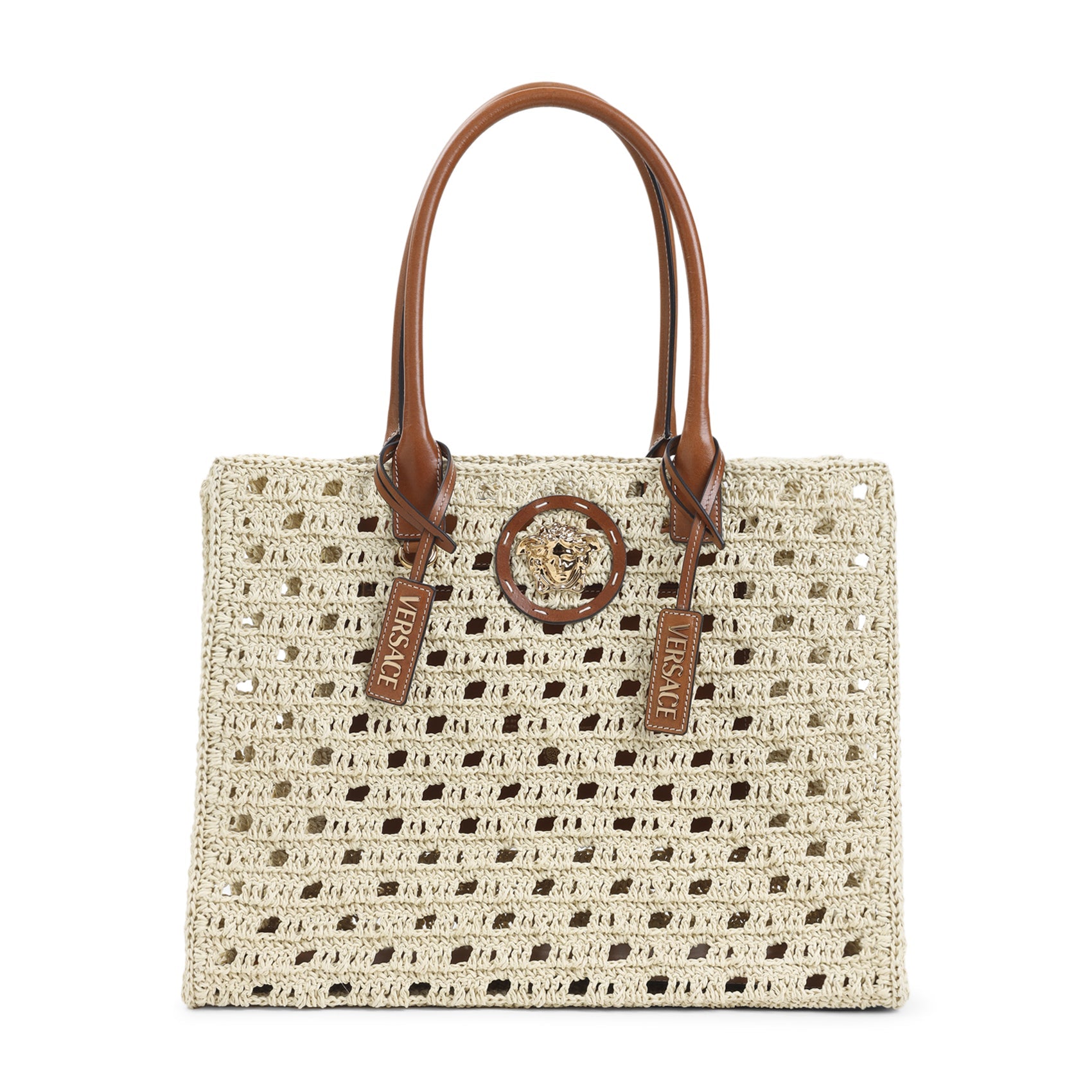 Versace Totes - Nude & Neutrals | 9c71f0f126d1ae7cb427145389e43f423ad5648f