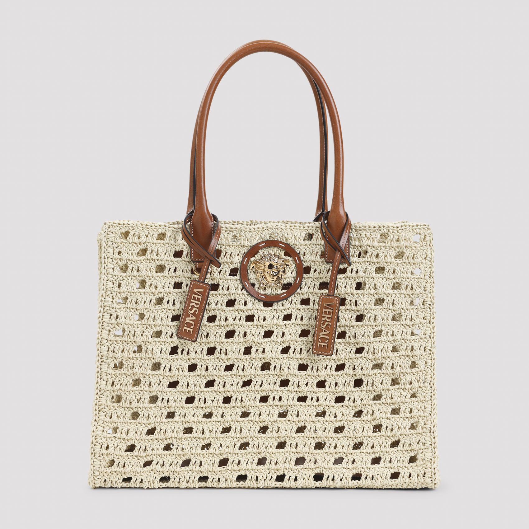 Versace Totes - Nude & Neutrals | 94bbf80c61d224aa2647bc734a46e92af6ee8834