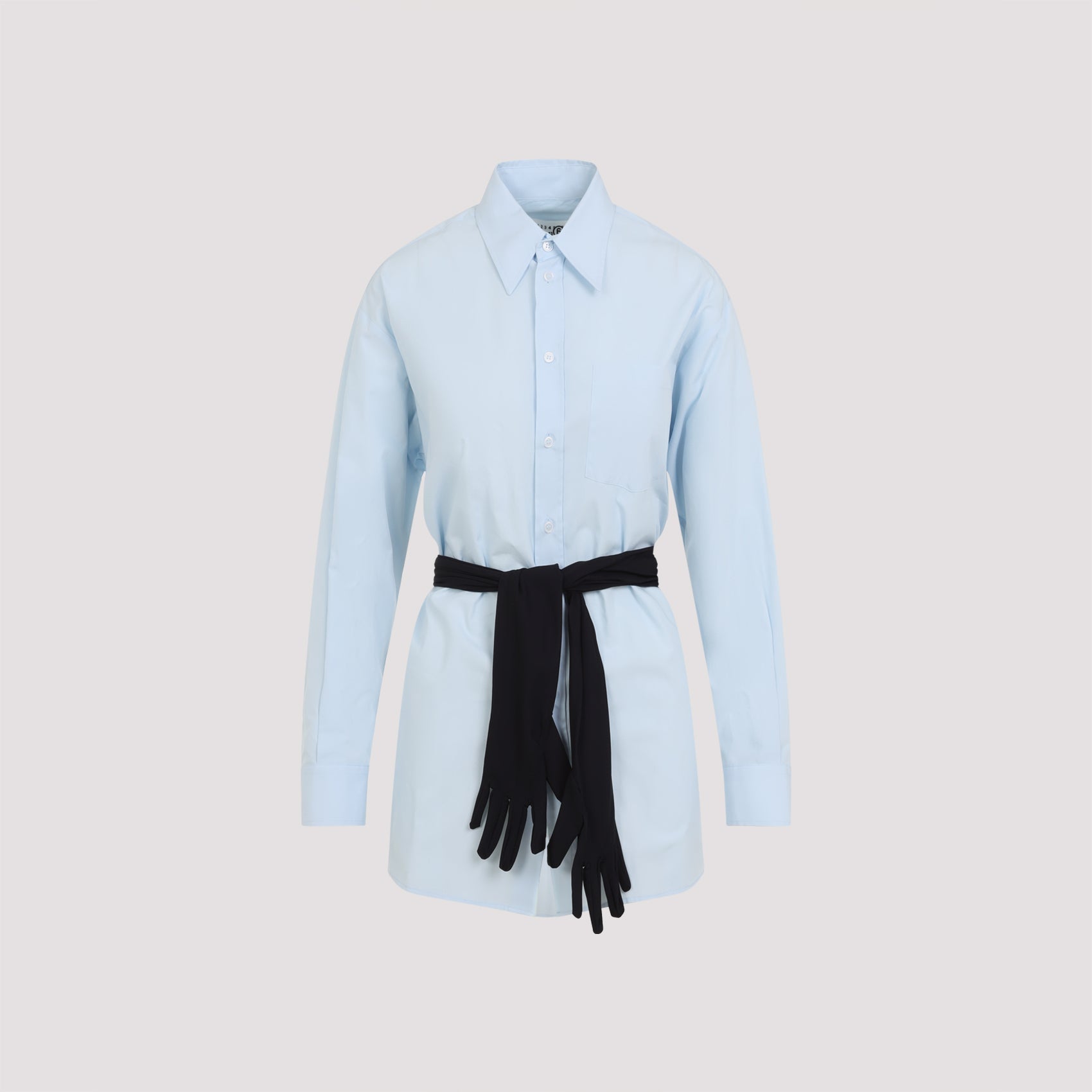 Mm6 Maison Margiela Shirts - Blue | 864428d9107de274b2638b8bbd67afa8f504ba7b