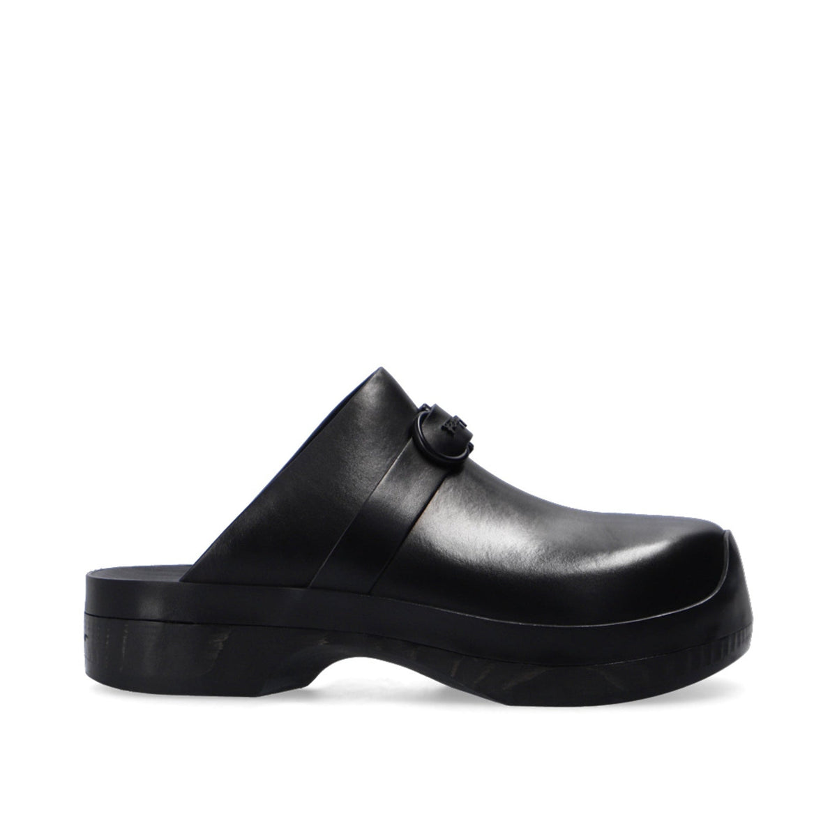 Salvatore Ferragamo Nope Leather Slides