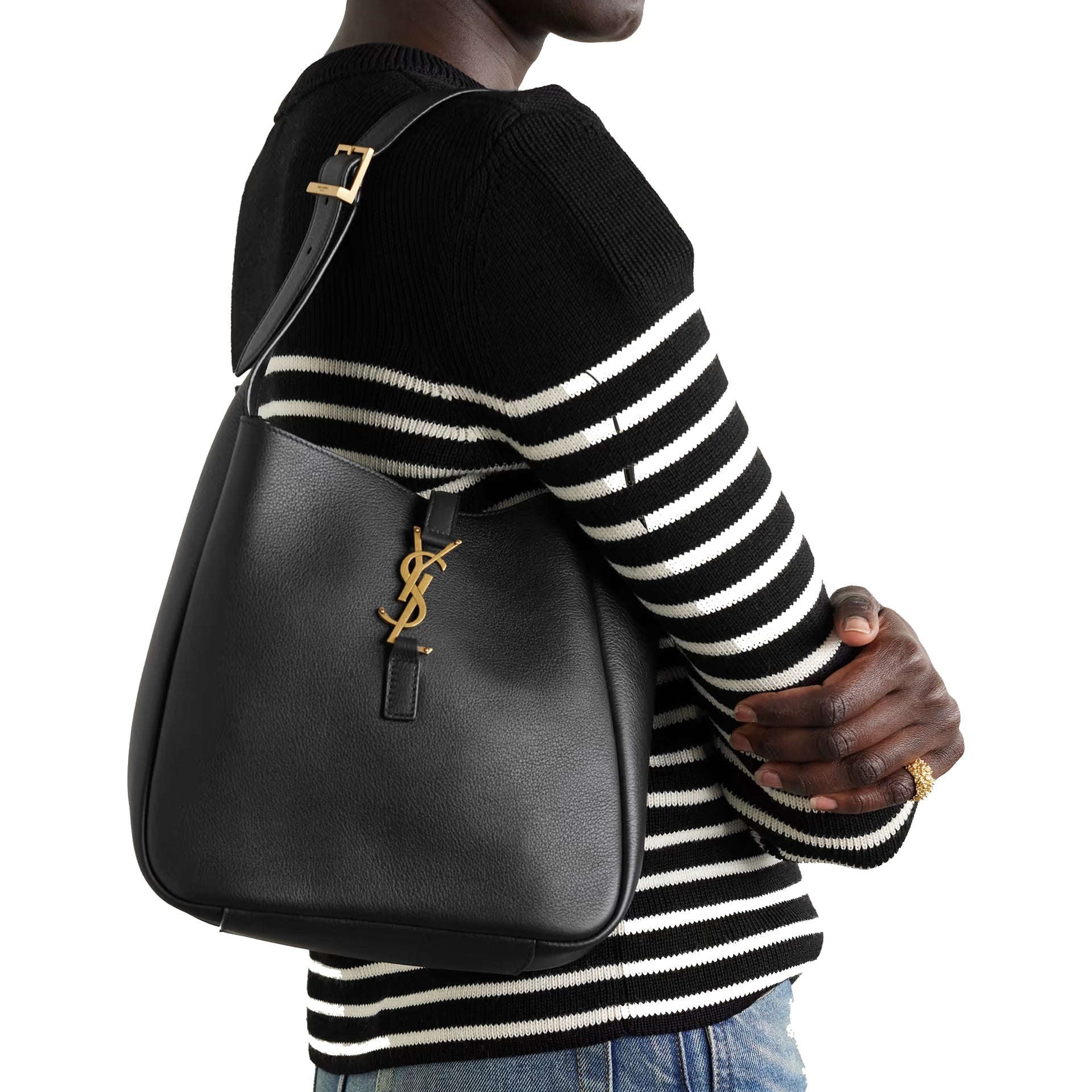 Saint Laurent Le 5 À 7 Supple Small Leather Bag