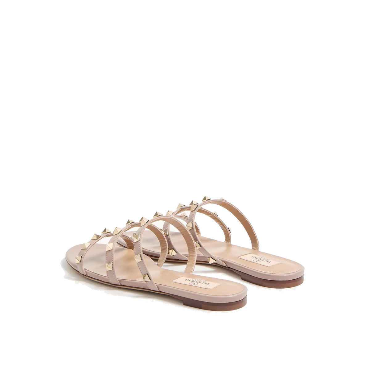 VALENTINO GARAVANI Rockstud Slide Sandals - WOMEN SHOES - VALENTINO GARAVANI - T.Luxy