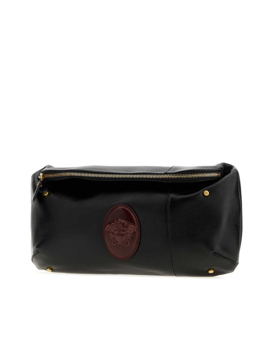 Versace Lou Nappa Leather Belt Bag