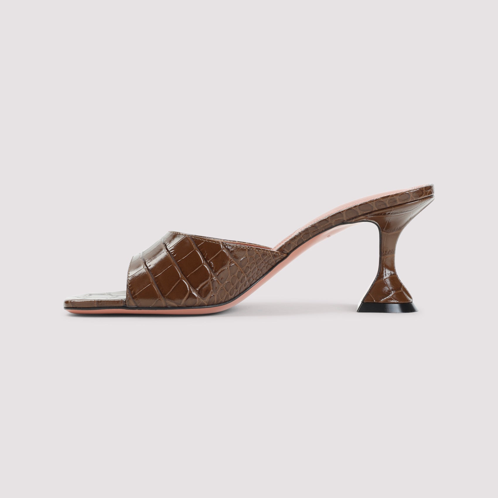 Amina Muaddi Mules - Brown | 452c3953076a06f31503377b1dbf2147a804bf0d