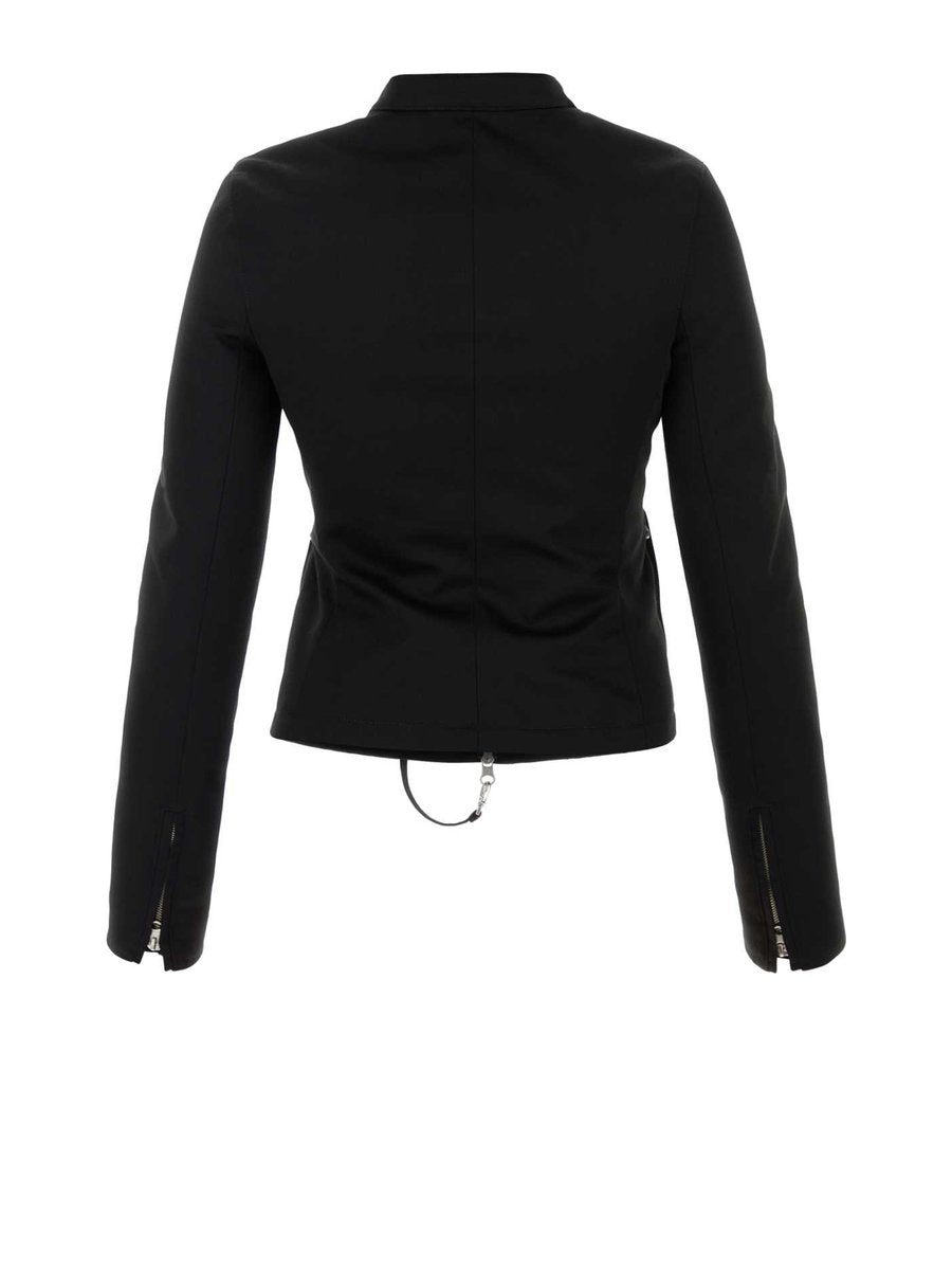 Courreges City Polycotton Jacket in Black Polycotton
