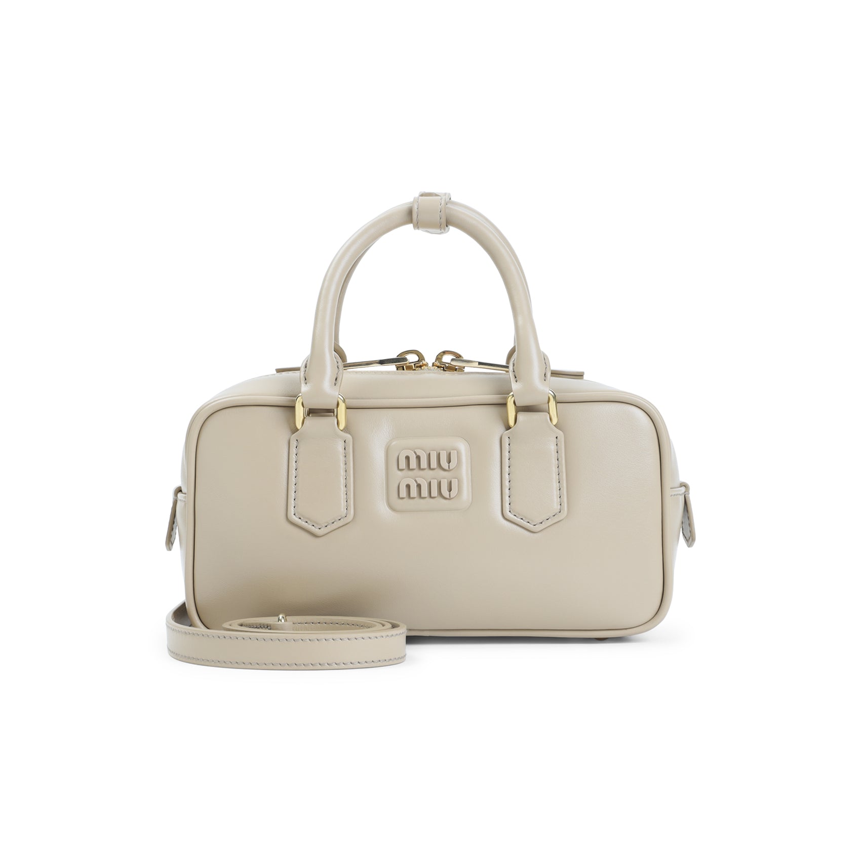 Miu Miu Handbag - Nude & Neutrals | 5ef61970e3bfea79726fb7a9bc0c69b4789c83d3
