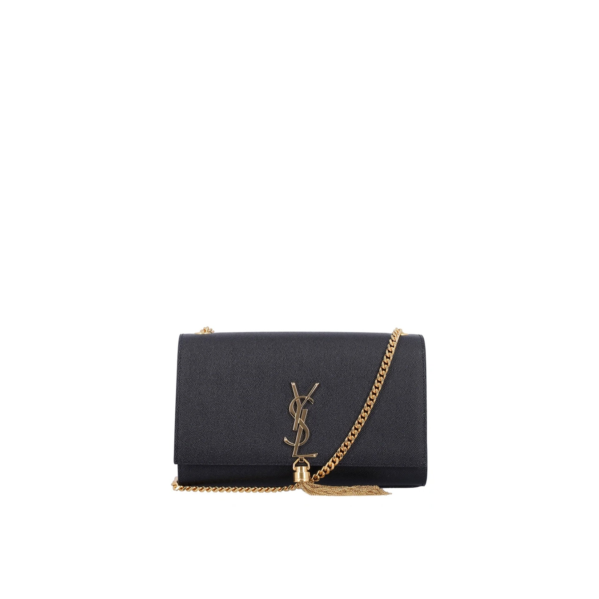 Saint Laurent Kate Small Tassel Grain Leather Shoulder Bag