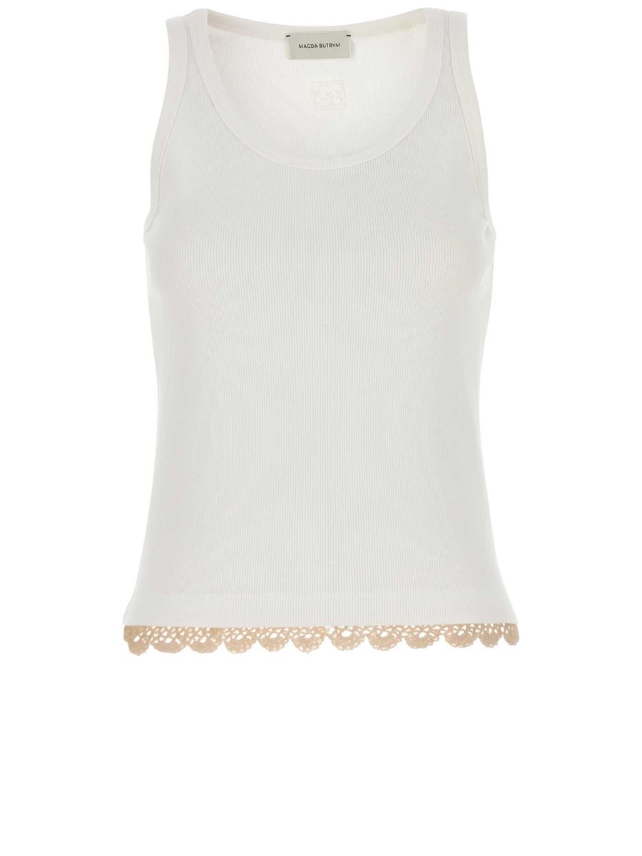 Magda Butrym Top in White Cotton