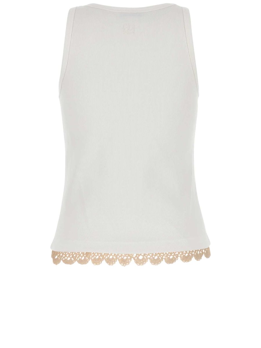 Magda Butrym Top in White Cotton