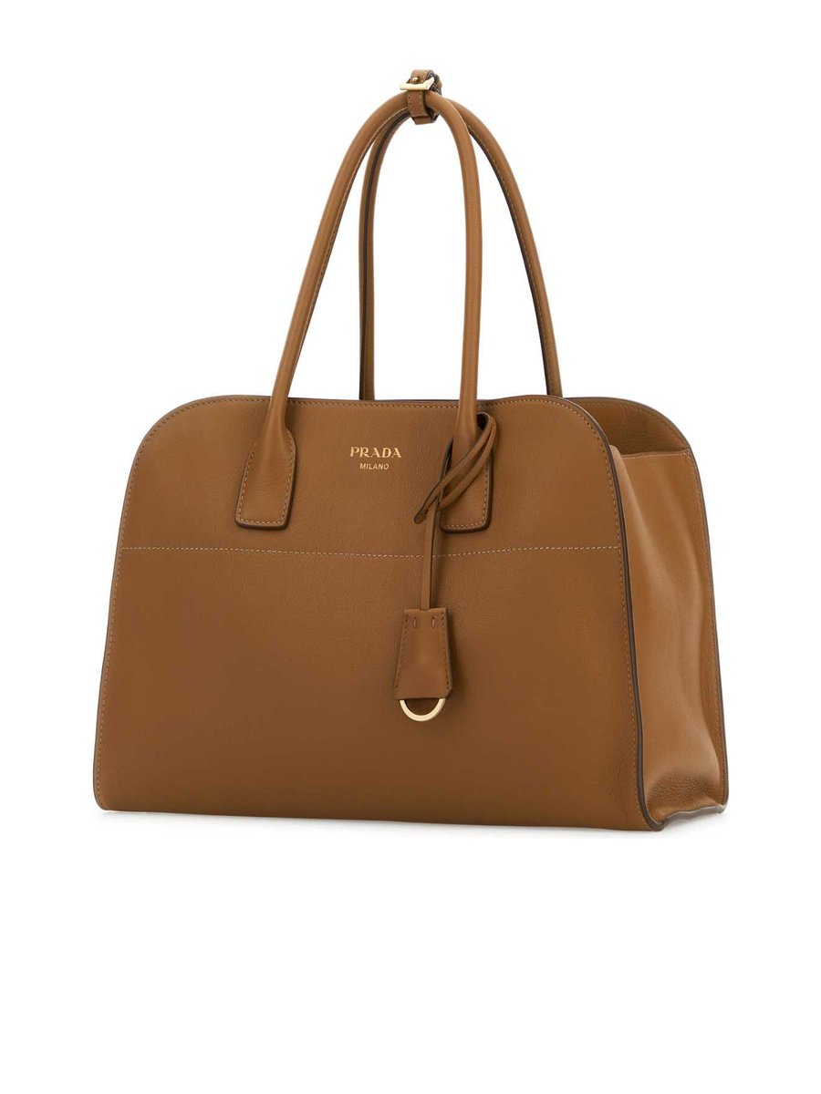 Prada Medium Leather Shopping Bag