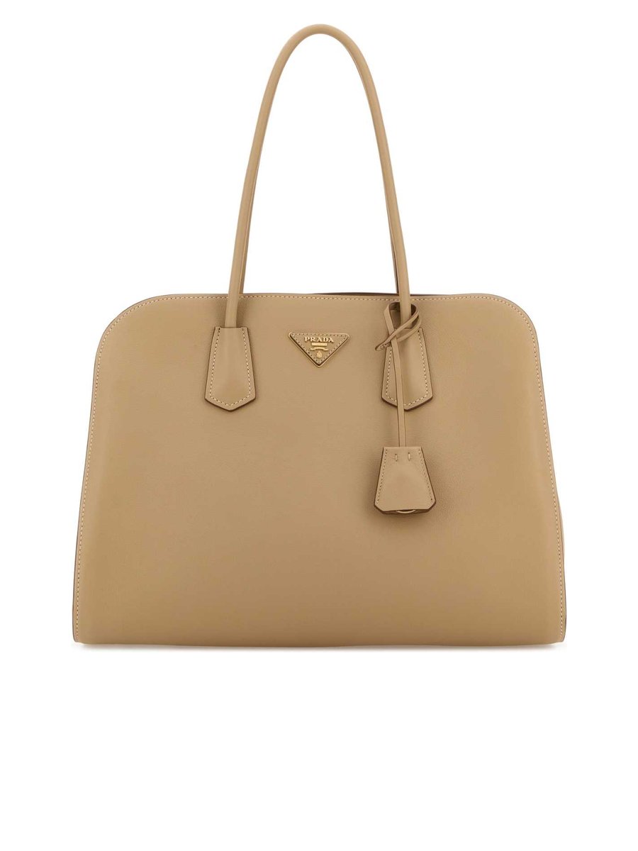 Prada Large Leather Tote Bag