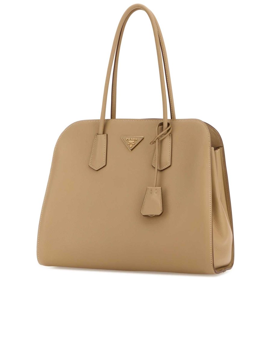 Prada Large Leather Tote Bag