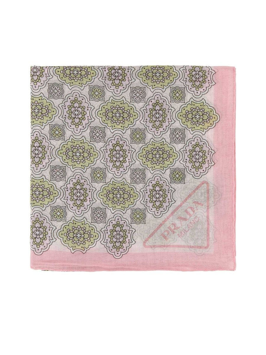 Prada Printed Cotton Foulard