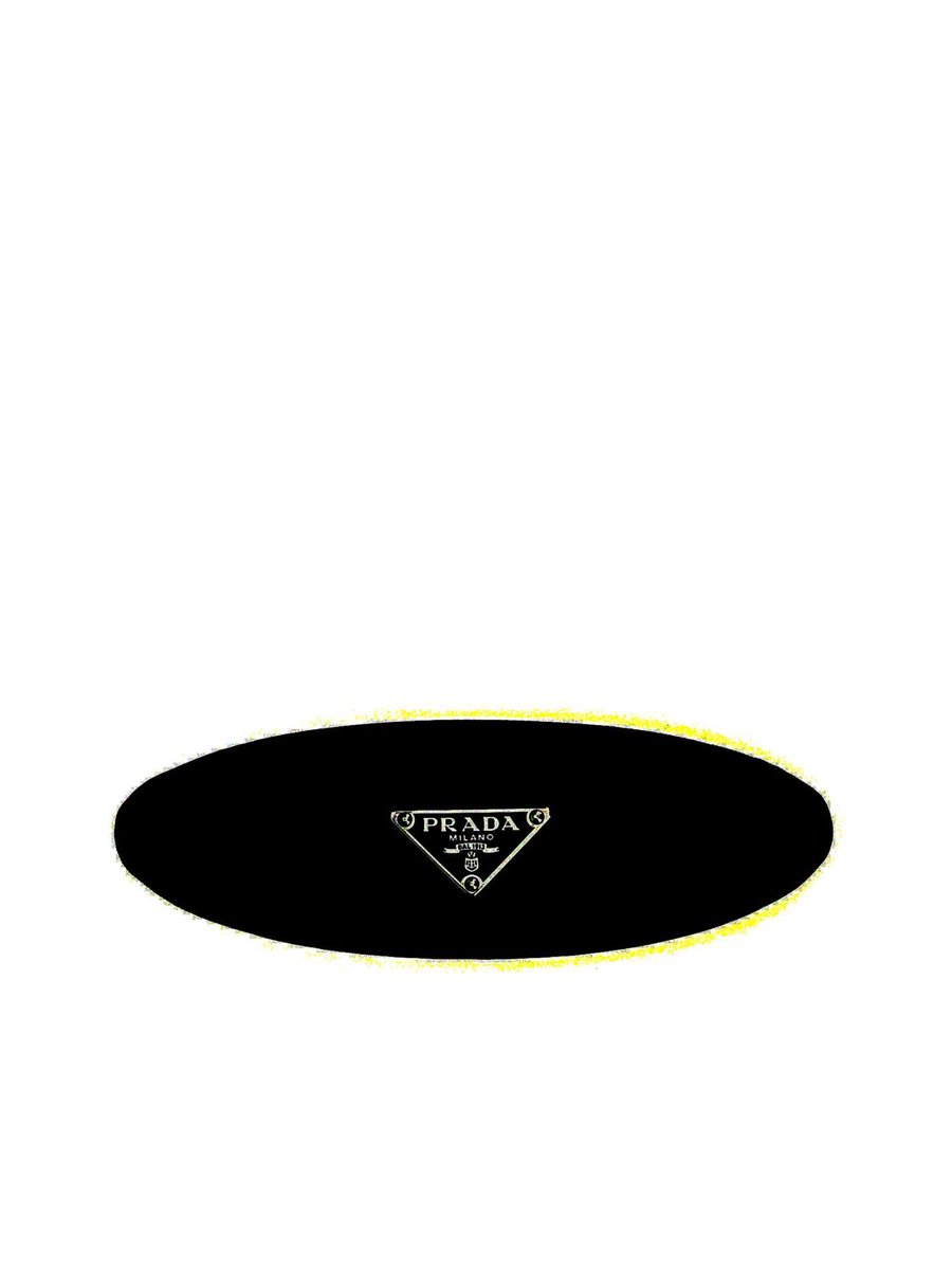 Prada Re-Nylon Triangle Hair Clip