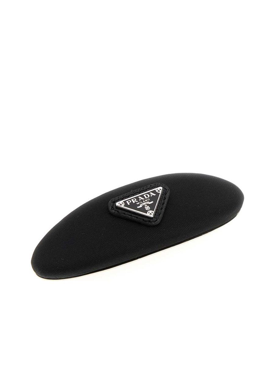 Prada Re-Nylon Triangle Hair Clip
