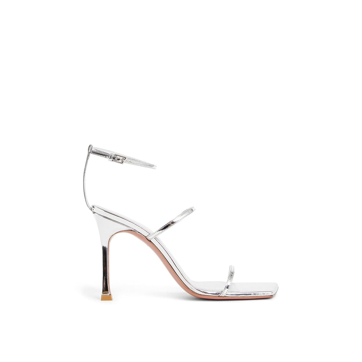 Amina Muaddi Maya Leather Sandals