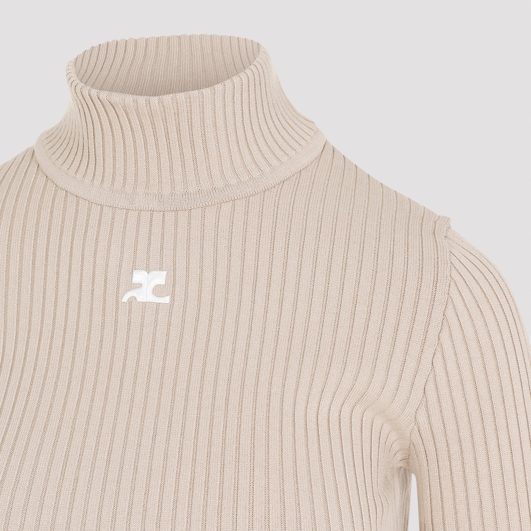 Courreges Pullover - Nude & Neutrals | 383f24d674f6050a90f58d0122cd578dc288b24e
