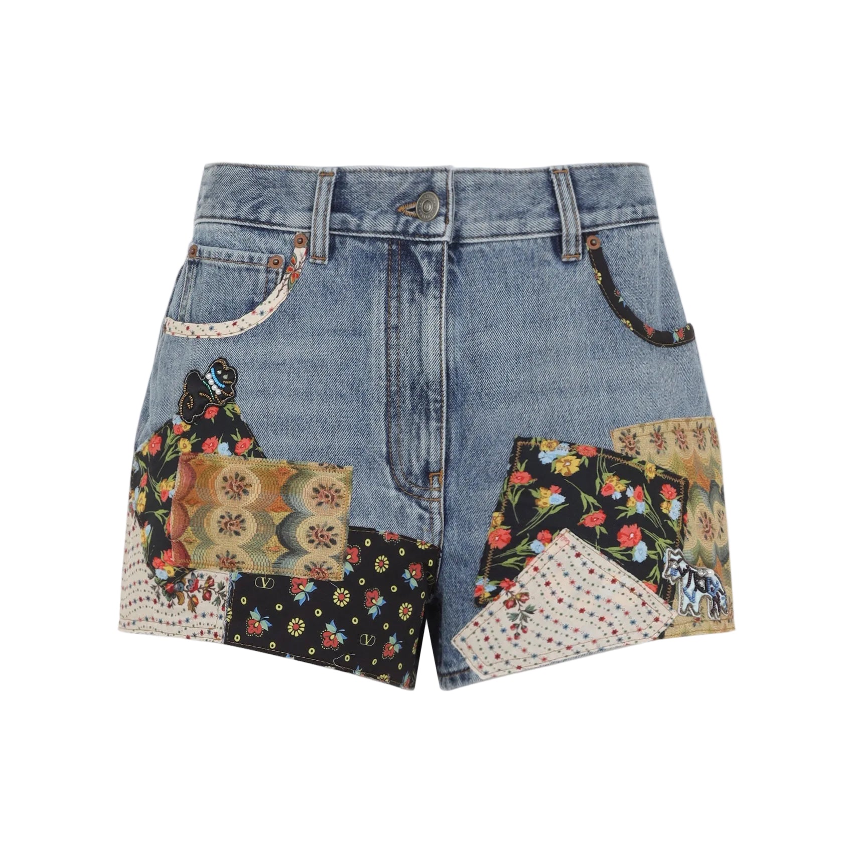 Valentino Shorts - Blue | 6cfd037f43827f6b3cd2936d16e5b686660d0457