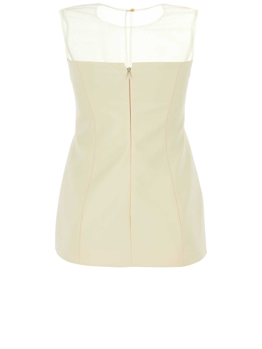 Khaite T-Shirt in White Cotton-Viscose