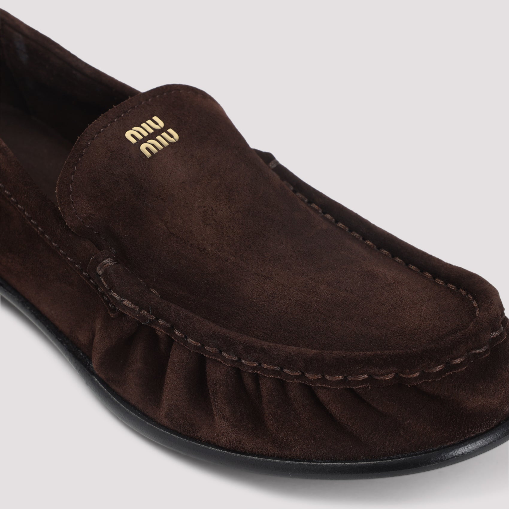 Miu Miu Loafers - Brown | 1cadbbb611c90e4f6da67a262465f6f5facc433b