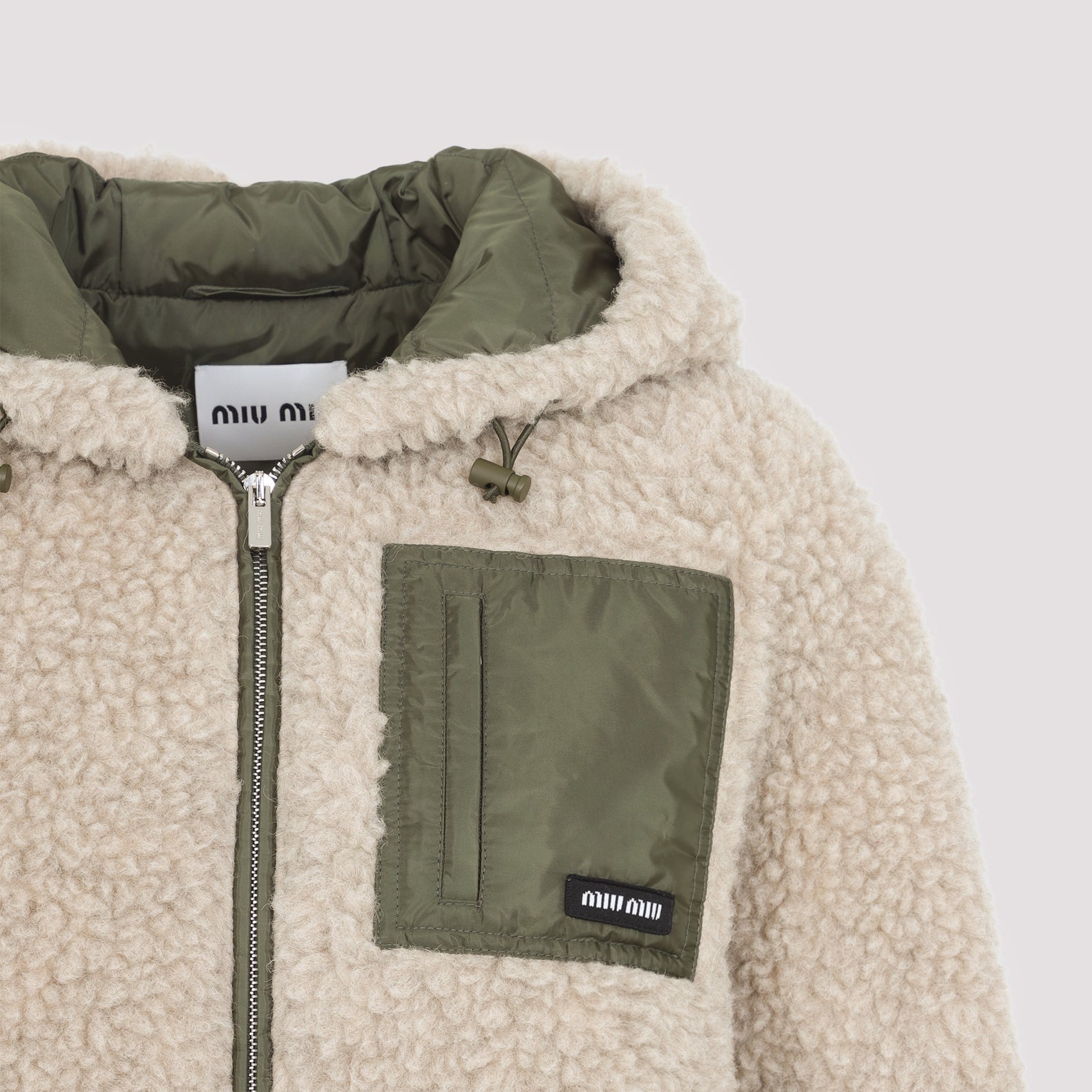Miu Miu Jackets - Nude & Neutrals | 637104562c3757e13f789f4050d74b7d1ea68a90