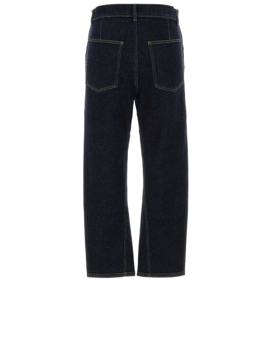 Moschino Pants in Blue Cotton