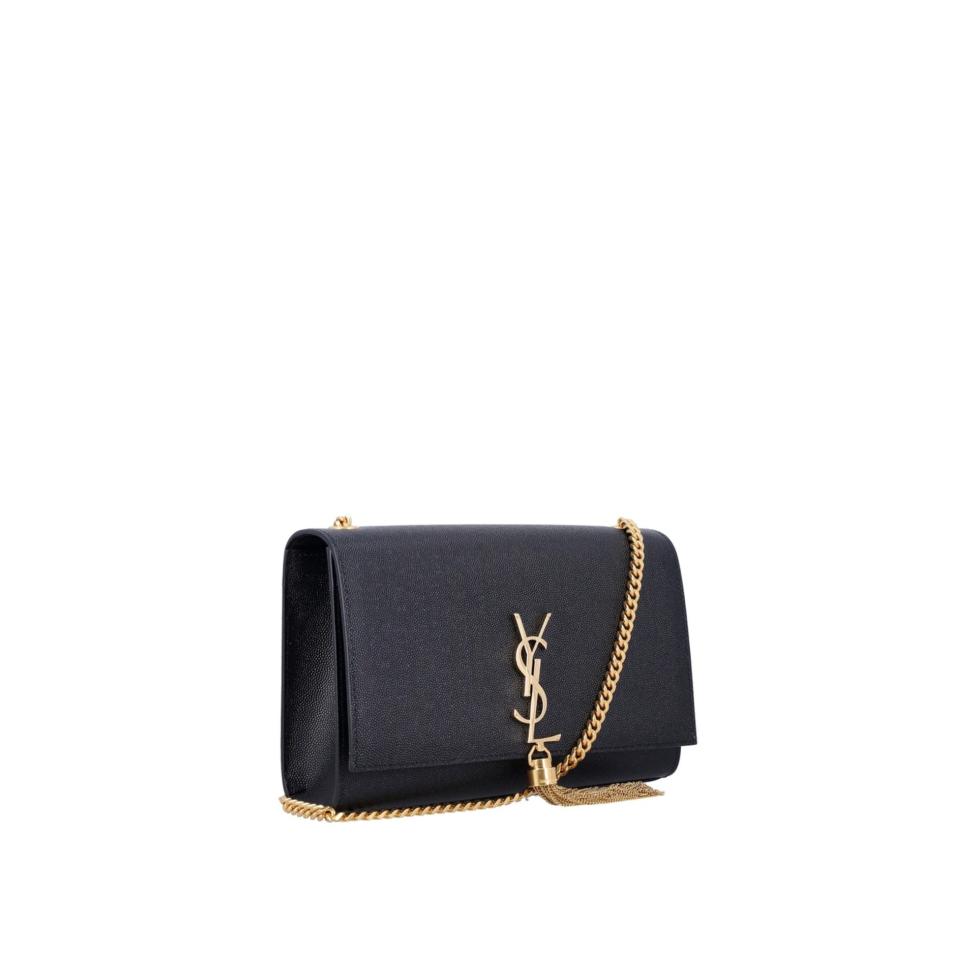 Saint Laurent Kate Small Tassel Grain Leather Shoulder Bag