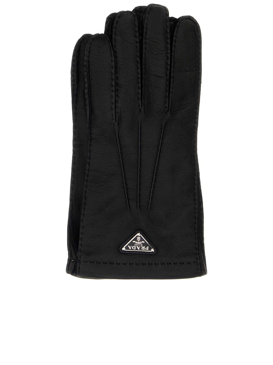 Prada Nappa Leather Gloves