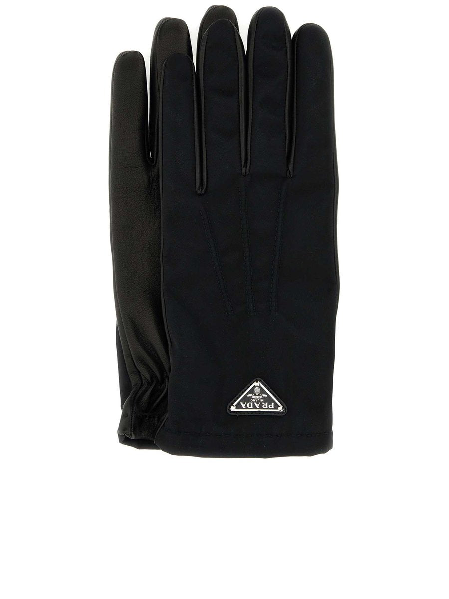 Prada Re-Nylon and Nappa Leather Gloves