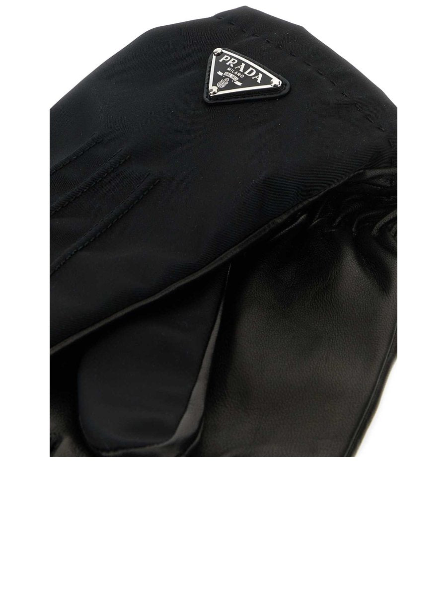 Prada Re-Nylon and Nappa Leather Gloves