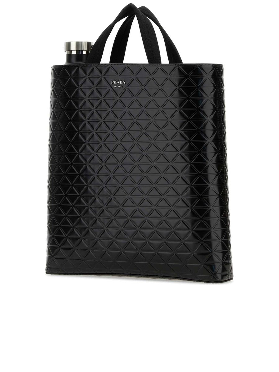 Prada Leather Shopping Bag