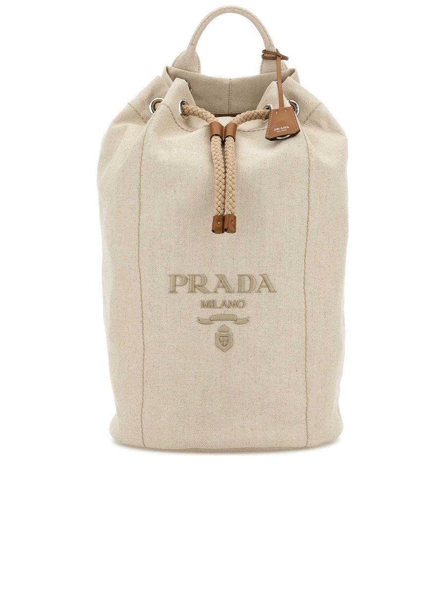 Prada Canvas Backpack