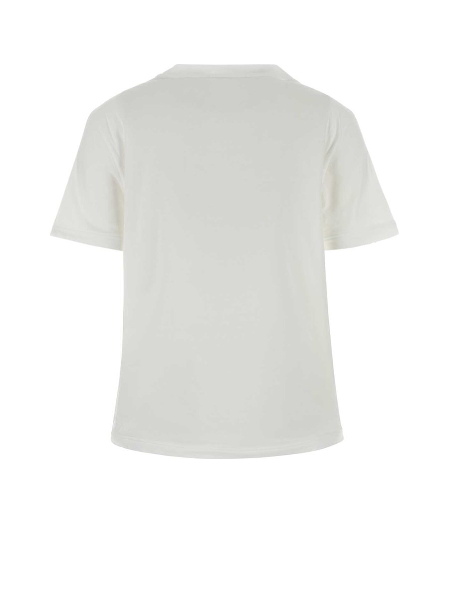Prada Jersey T-Shirt in White Cotton