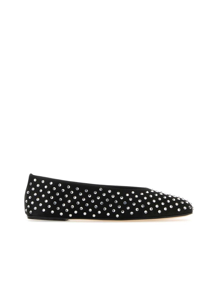 Magda Butrym Ballet Flats in Black Fabric