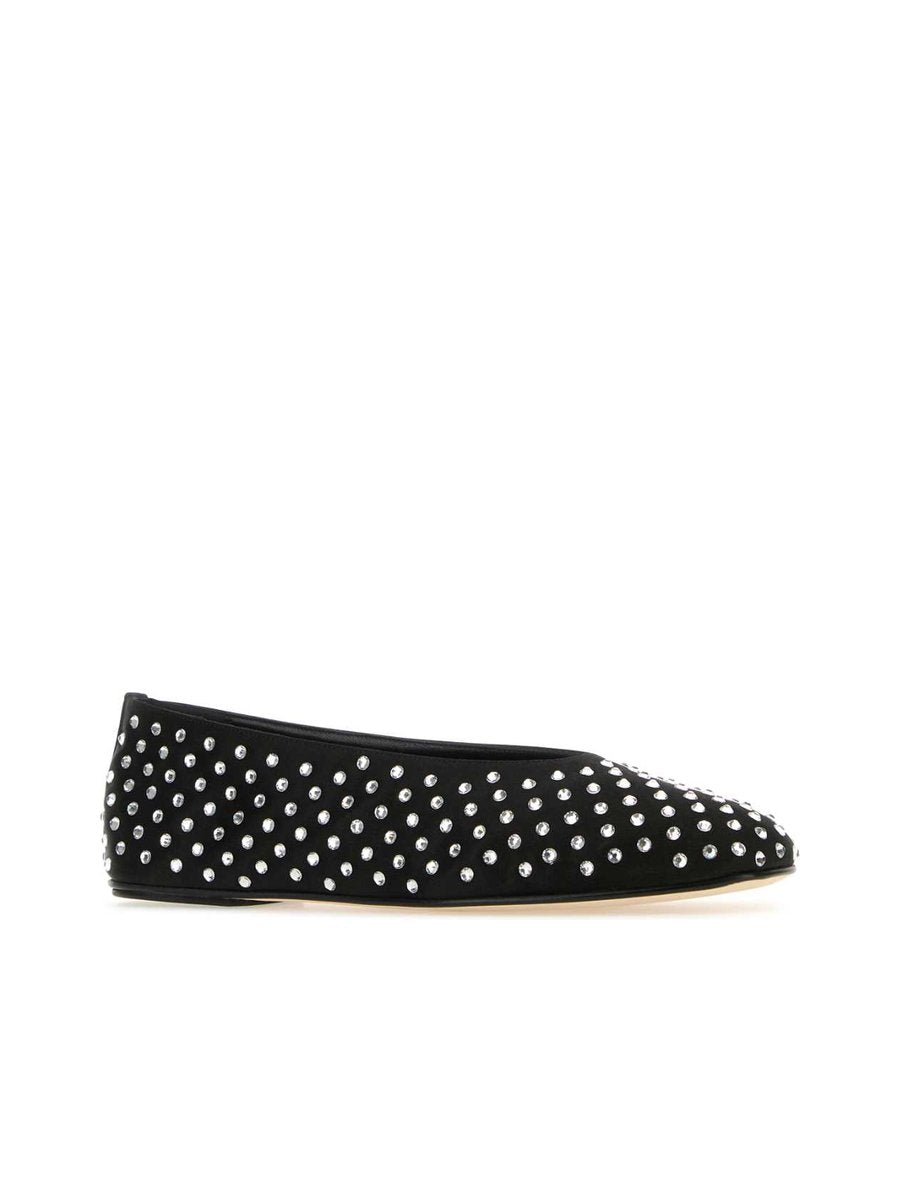 Magda Butrym Ballet Flats in Black Fabric