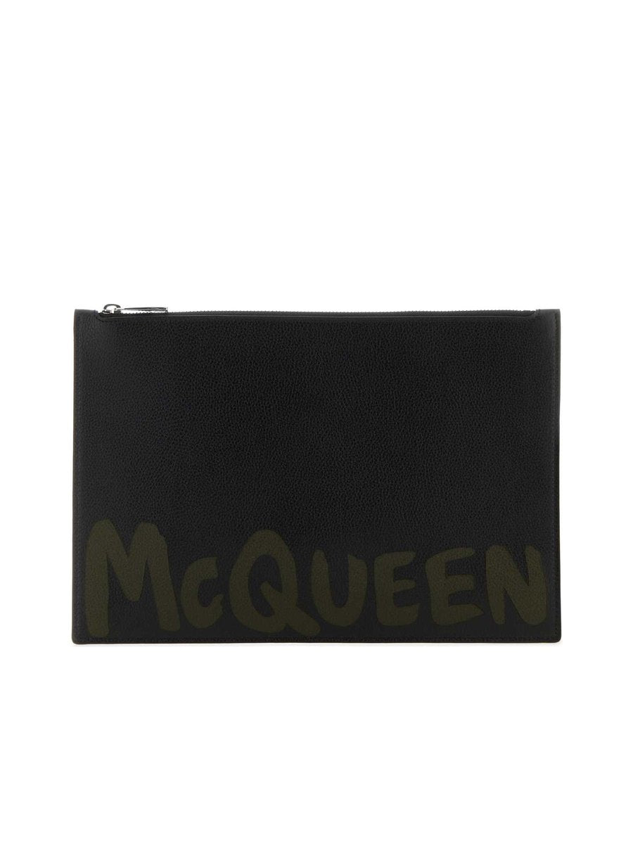 Alexander McQueen Graffiti Print Clutch