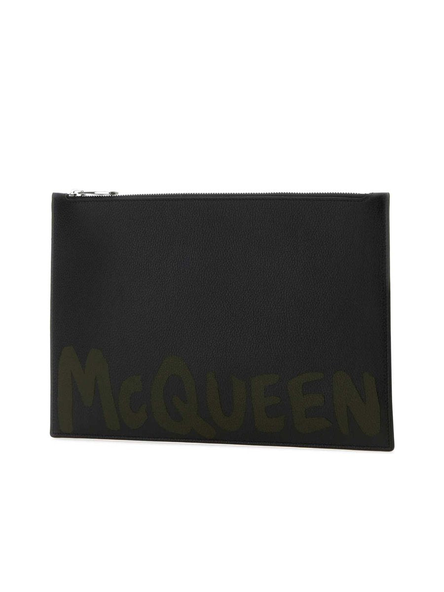 Alexander McQueen Graffiti Print Clutch