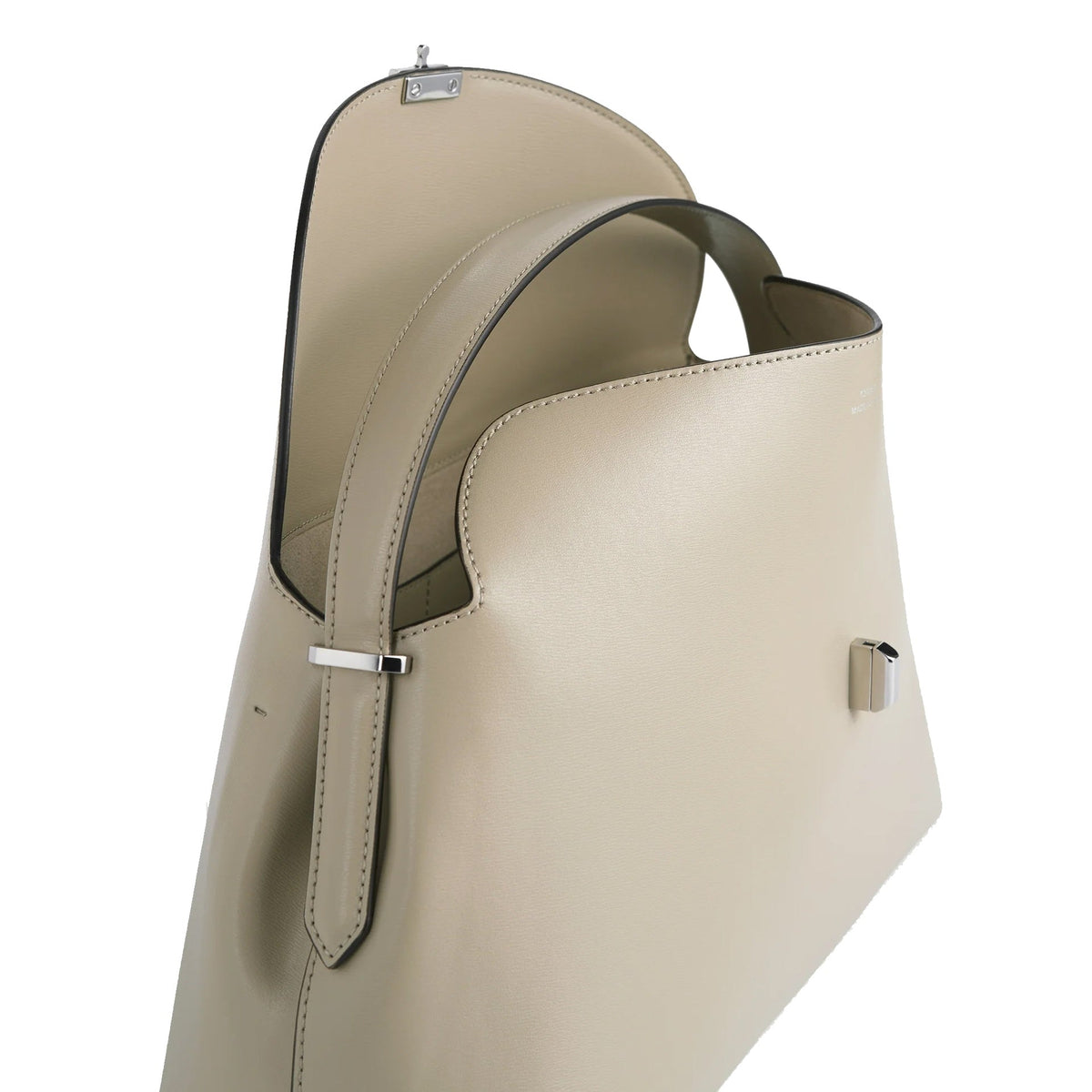 TOTEME T - lock Leather top handle Fawn Bag - WOMEN BAGS - TOTEME - T.Luxy