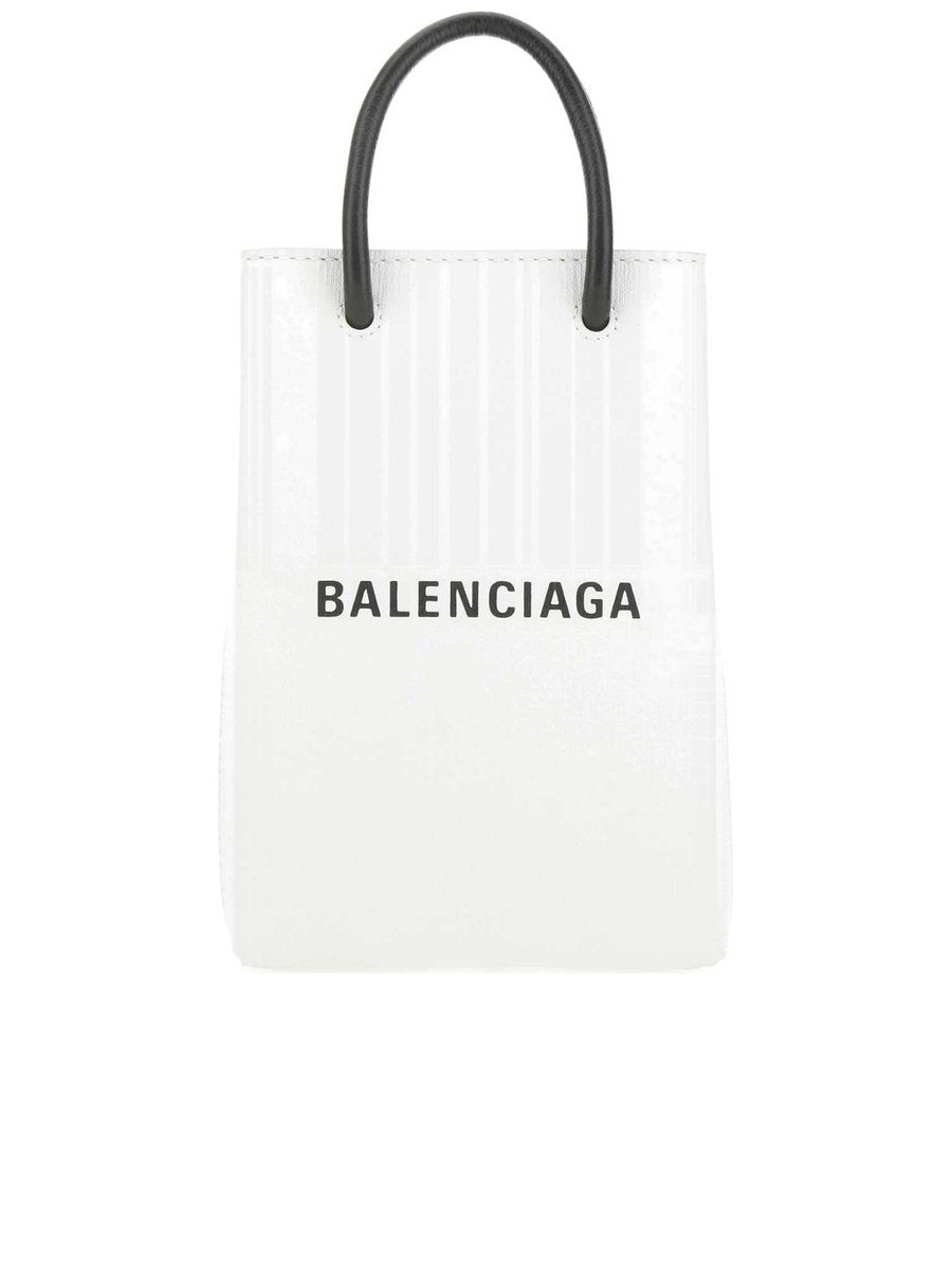 Balenciaga Shopping Phone Holder Tote Bag