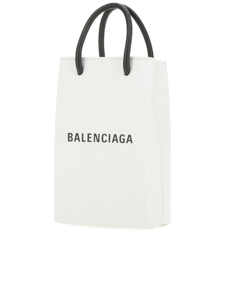 Balenciaga Shopping Phone Holder Tote Bag