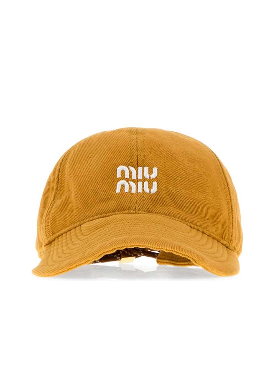 Miu Miu Denim Baseball Cap