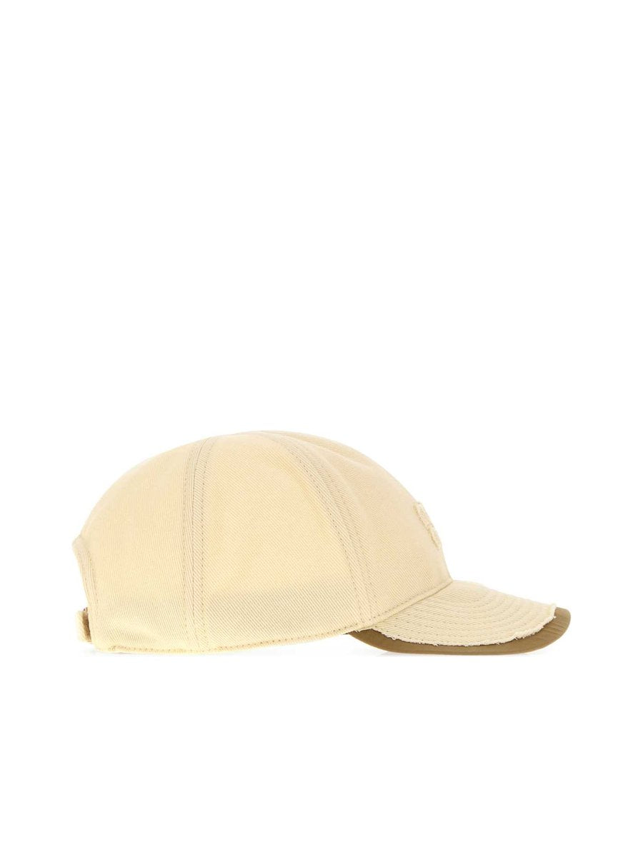 Miu Miu Embroidered Canvas Baseball Cap
