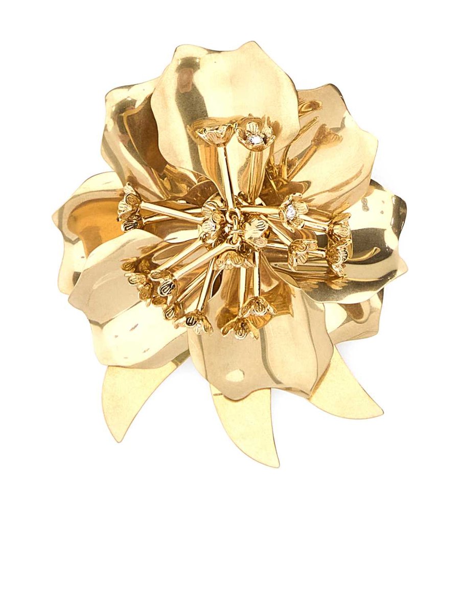 Miu Miu Fashion Jewelry in Gold Brass