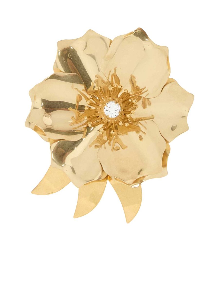 Miu Miu Fashion Jewelry in Gold Brass and Imitation Crystal