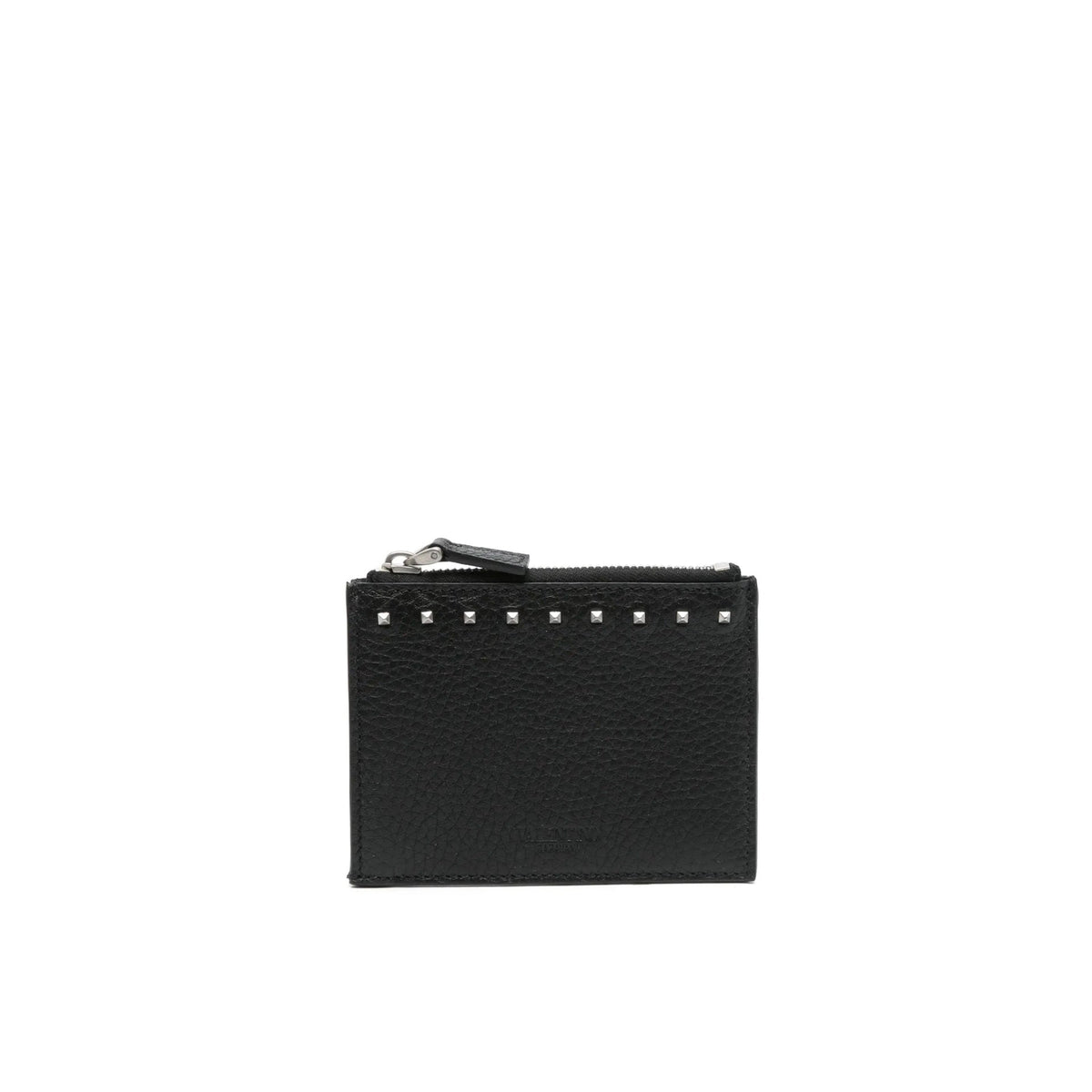 Valentino Garavani Rockstud Leather Card Holder