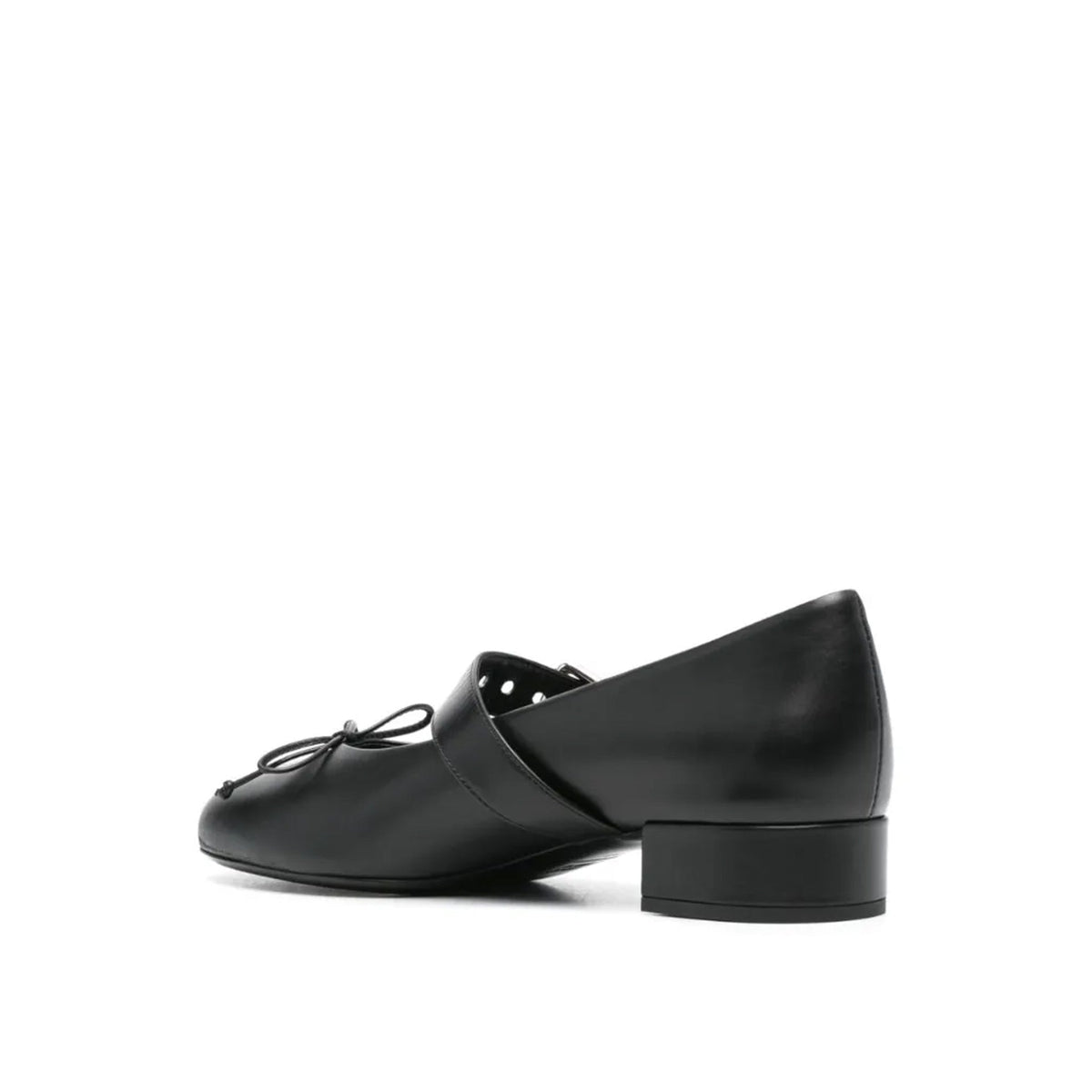 Miu Miu Leather Ballerina Pumps