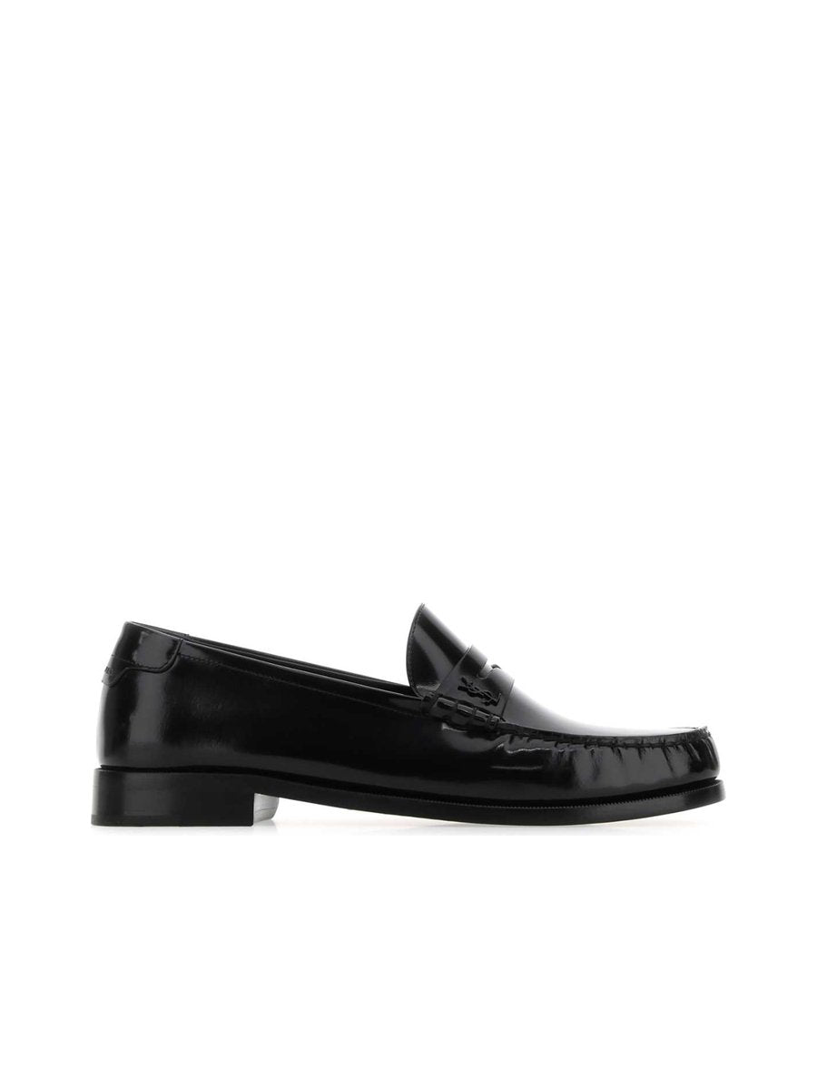Saint Laurent Loafers in Black Leather