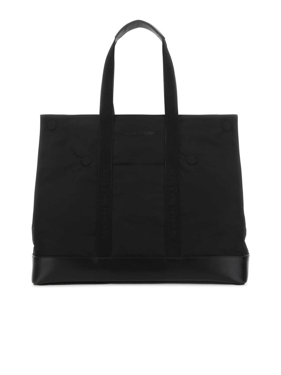 Alexander McQueen Fabric Shopping Bag