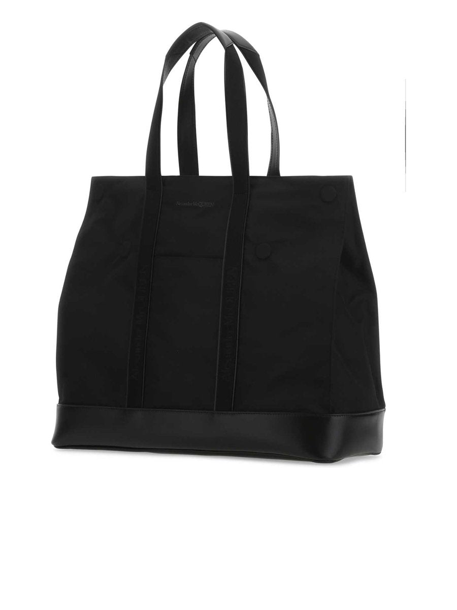 Alexander McQueen Fabric Shopping Bag