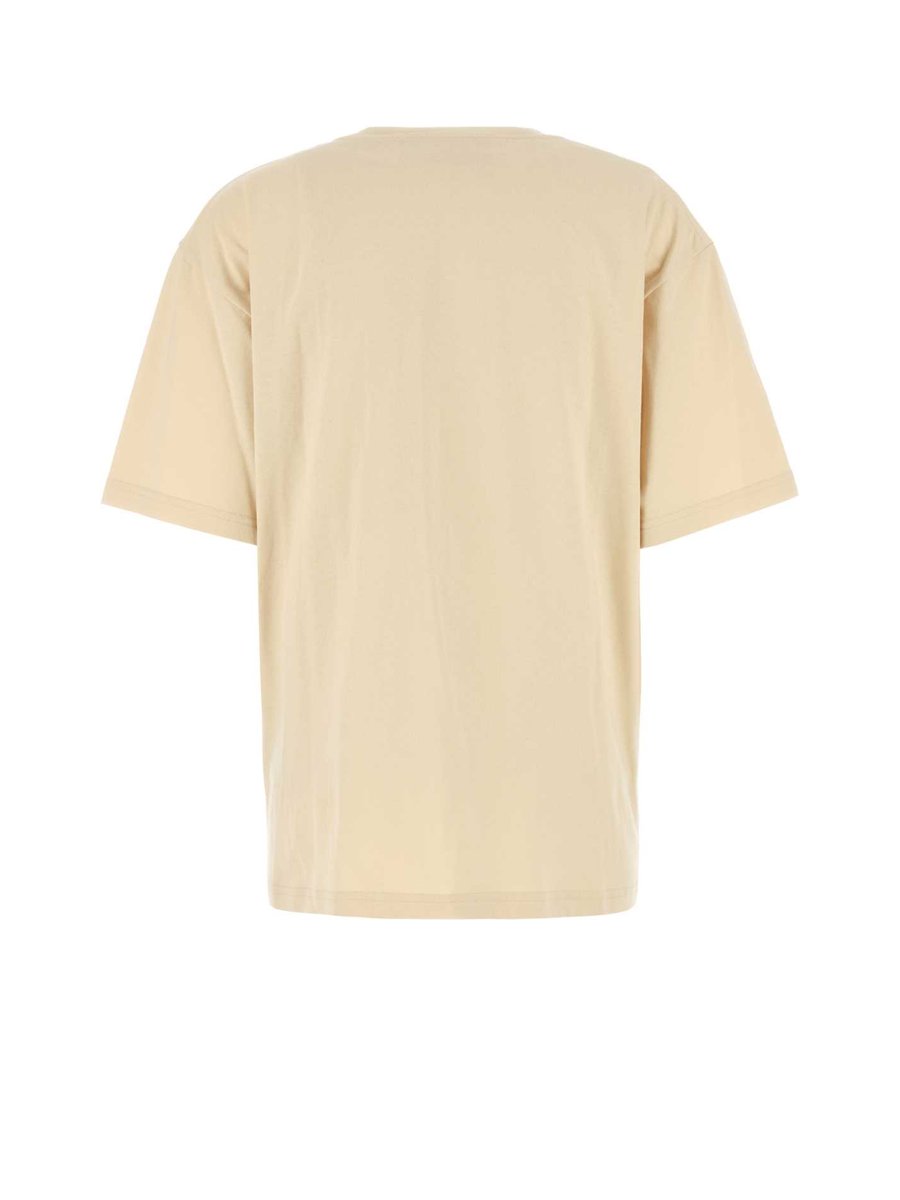 Valentino T-Shirt in Yellow Cotton